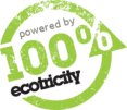 Powered by 100% Green Electricity From Ecotricity
